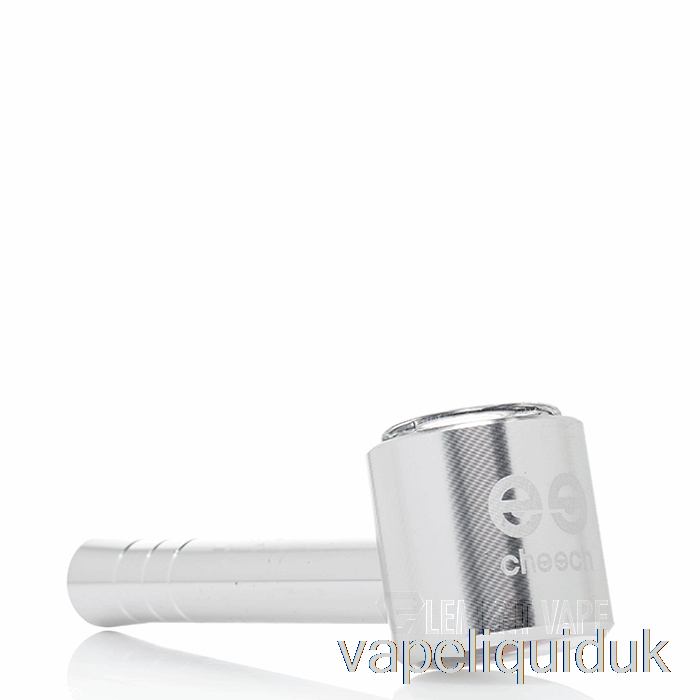 Cheech Metal Encased Sherlock Hand Pipe Silver Vape Liquid